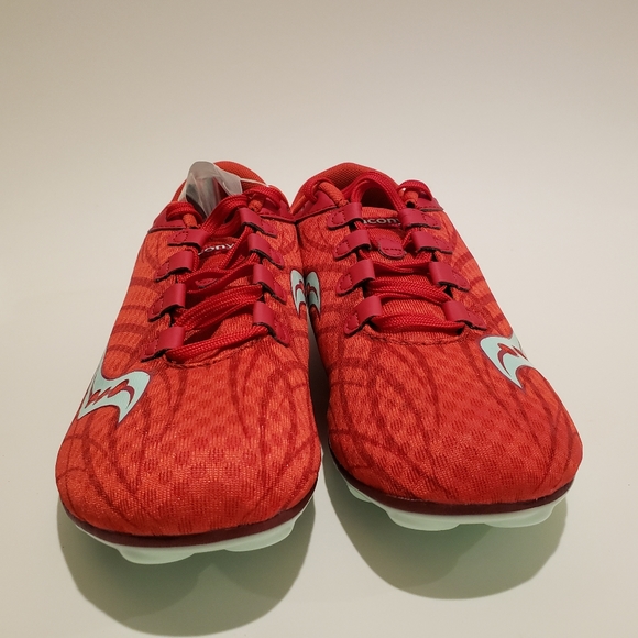 MSRP$65 SAUCONY RACING VENDETTA Red Running Shoes - Picture 4 of 8